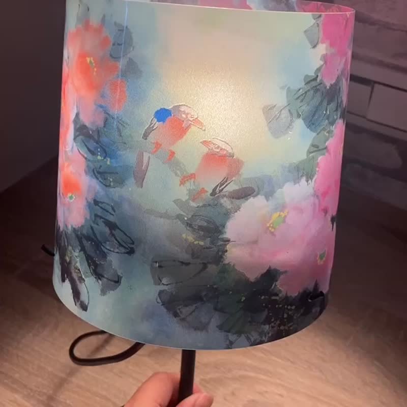 【富贵白头】艺术家 邢万龄小桌灯-【艺起赏花去】系列 - 灯具/灯饰 - 其他材质 多色