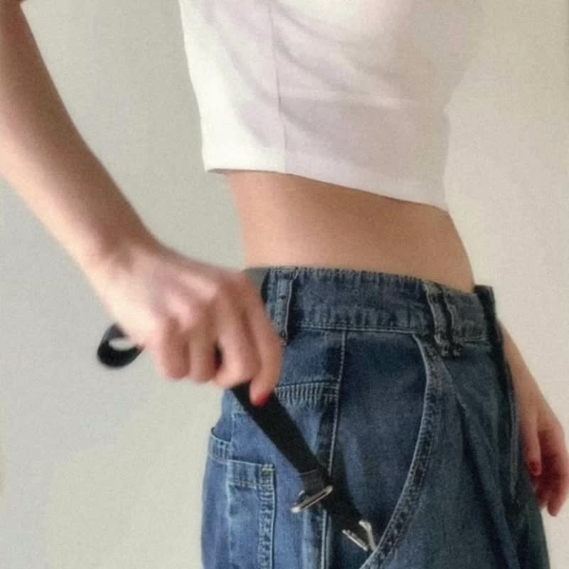 闪光系 | CRUSH - 钛空黑 * 黑色 金属色 手机手带 手机腕带 - 挂绳/吊绳 - 尼龙 黑色