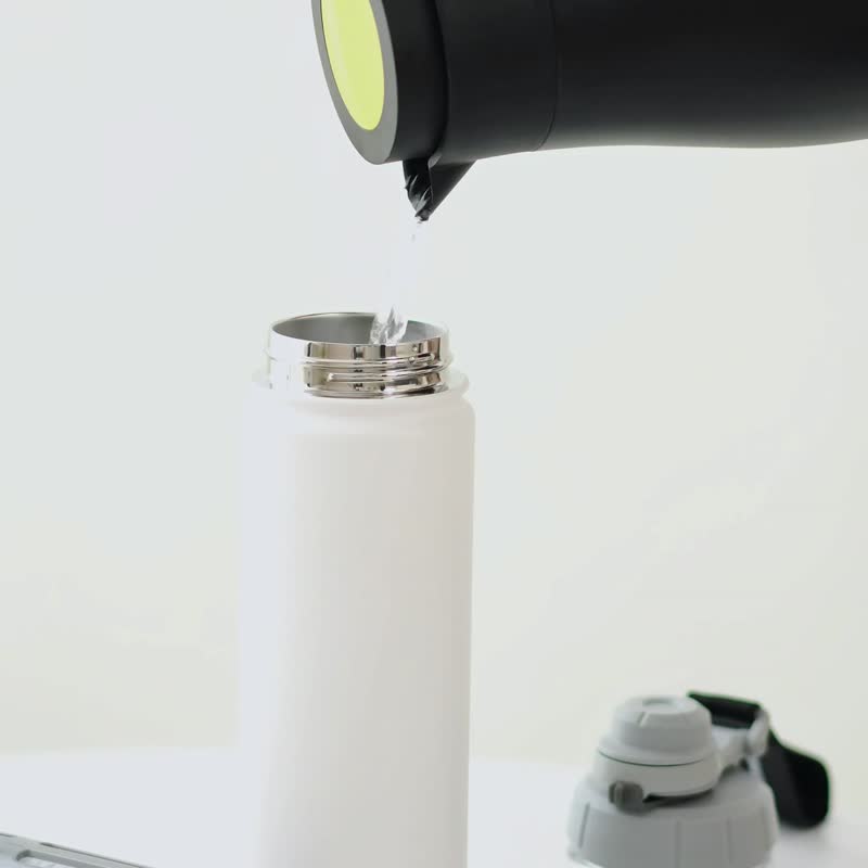 【冷泡/运动必备】Eternal Brew 两用冷泡运动保温瓶550ml 情人节 - 保温瓶/保温杯 - 不锈钢 白色