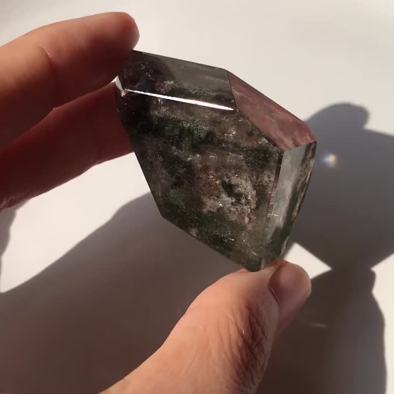 四季幽灵 绿幽灵 白幽灵 红幽灵 水晶 全包随型 手把玩 天然原石 - 摆饰 - 水晶 多色