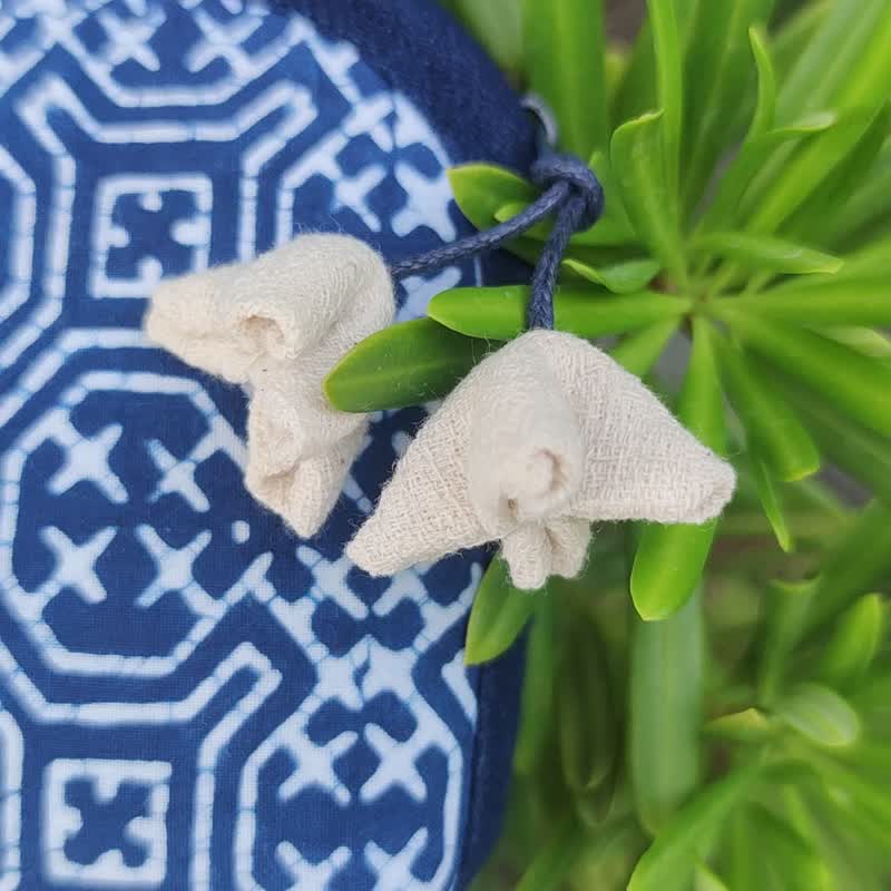 Batik Purse -  手工钱包 - 皮夹/钱包 - 棉 蓝色