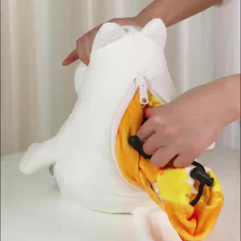 Moomin 公仔变形颈枕 - 颈枕/旅行枕 - 棉．麻 