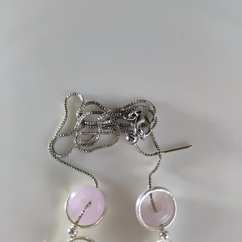 Miss feng天然石-紫锂辉项錬 - 项链 - 玉石 