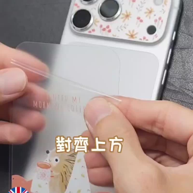 【森森物语】英国乡村风 镜头底座贴/背贴 套组 for i17 Pro Max - 手机配件 - 塑料 