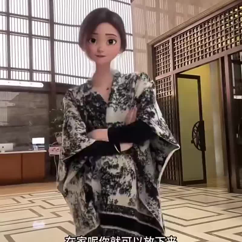 750g高品质仿羊绒披肩 - 围巾/披肩 - 聚酯纤维 