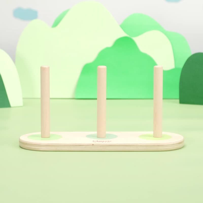 森林堆叠趣【叠叠乐玩具】适合10个月以上 - 玩具/玩偶 - 木头 绿色