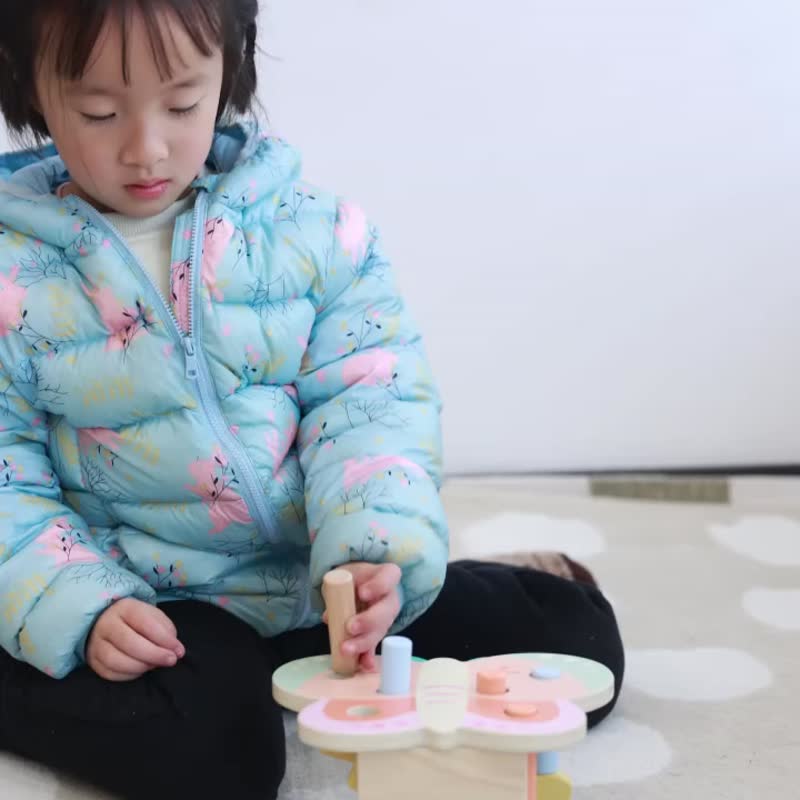 梦幻蝴蝶敲打台【幼儿敲敲乐 益智启蒙 适合18个月以上】 - 玩具/玩偶 - 木头 多色