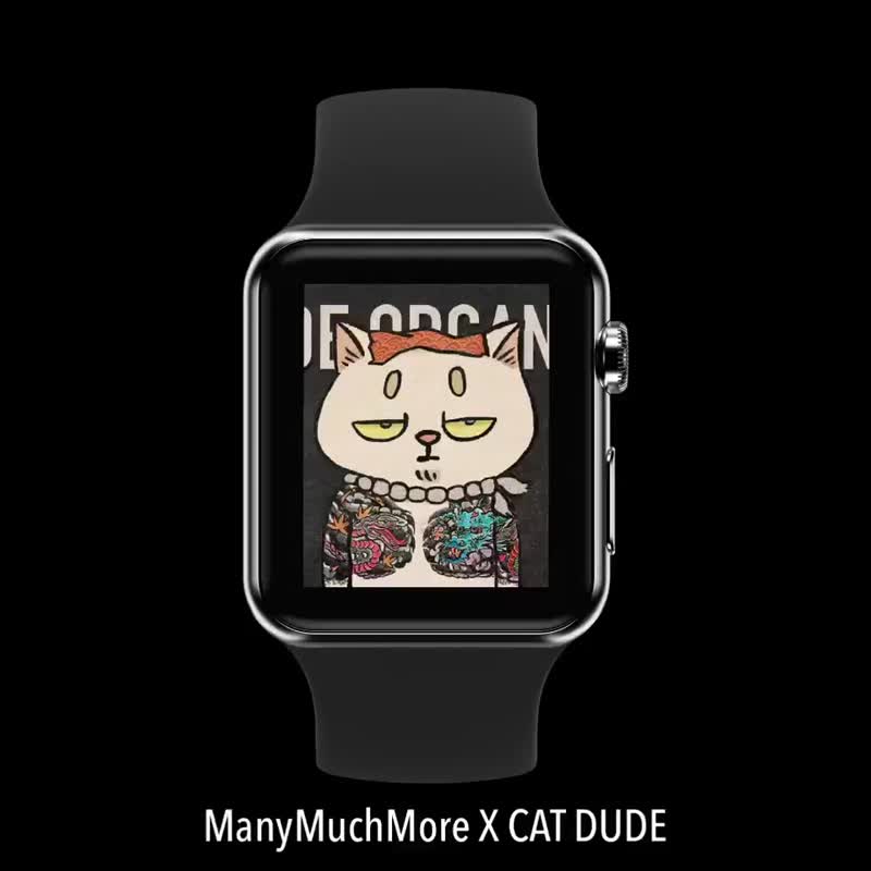 智慧手表壁纸套装 - Cat Dudes Collab 01 - 电脑手机桌布/贴图/App 图示 - 其他材质 