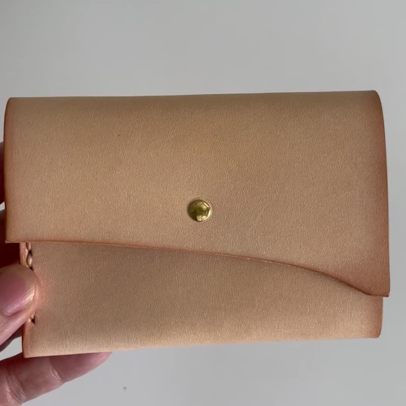 不规则简便短夹 03 - 皮夹/钱包 - 真皮 