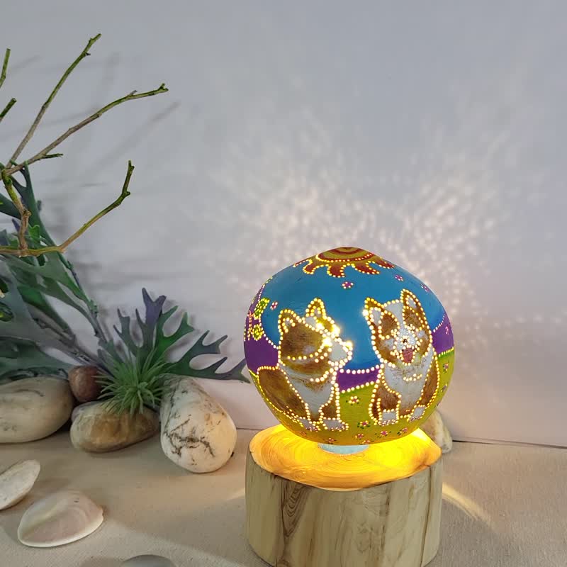 可爱柯基狗狗小夜灯 - 灯具/灯饰 - 其他材质 多色
