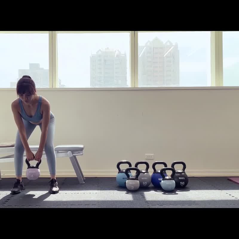台湾制造 橡胶壶铃2KG Kettlebell 安全壶铃 居家健身 重量训练 - 运动/健身用品 - 环保材料 