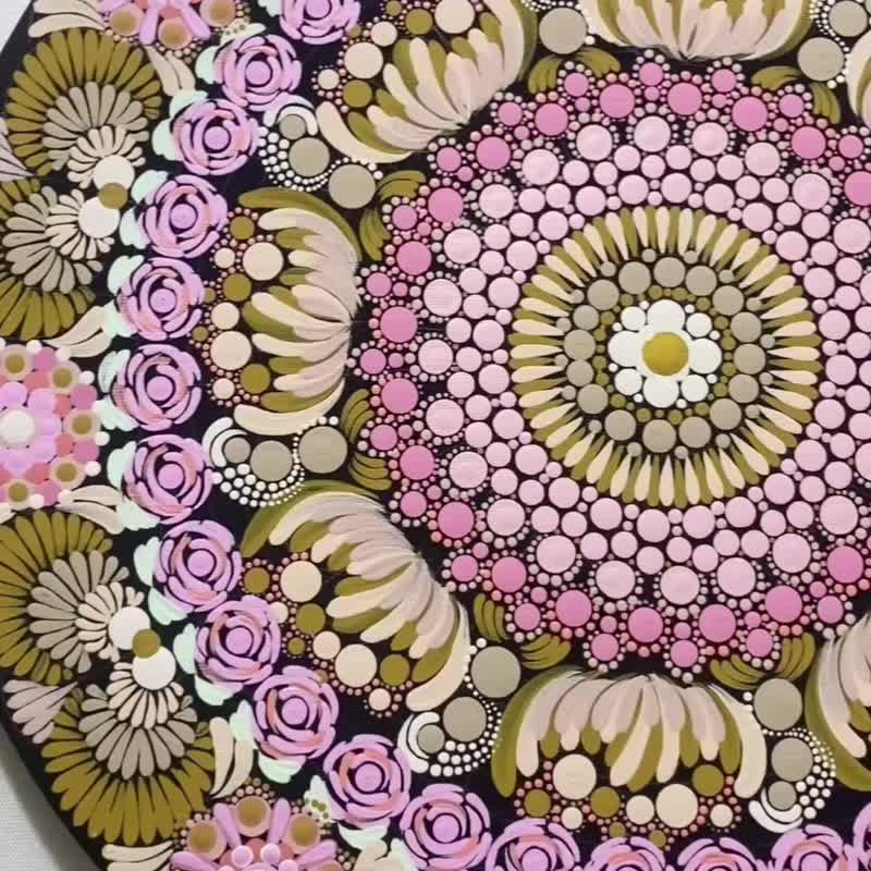 心之花园 能量曼陀罗 灵魂手工画 - 海报/装饰画/版画 - 棉．麻 