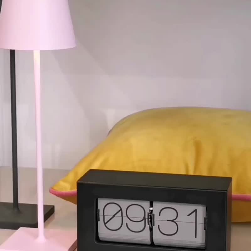 荷兰Karlsson 金属翻页钟灰页 Table clock Boxed Flip grey - 时钟/闹钟 - 其他金属 灰色