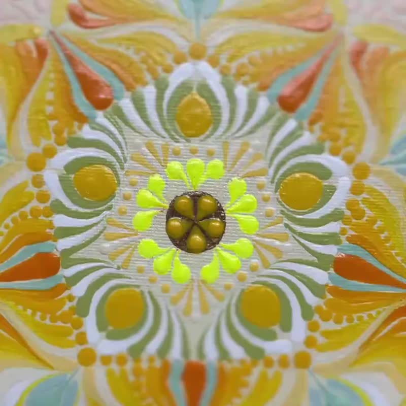 太阳神经丛 脉轮曼陀罗 - 摆饰 - 其他材质 