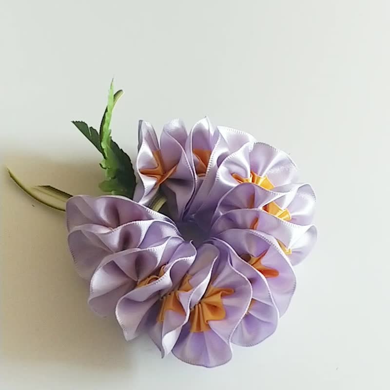 尤克里里配件 夏威夷热带花 缎带 鸡蛋花 尤克里里背带 - 吉他配件 - 棉．麻 紫色