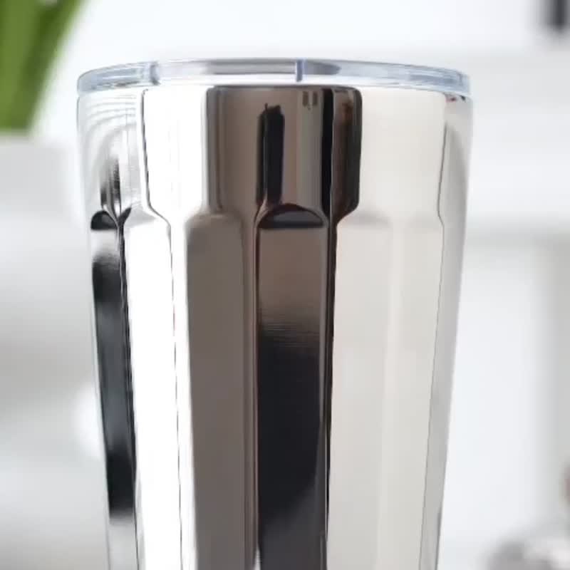 【 手冲咖啡】棱角保温杯16oz 手冲咖啡杯/咖啡滤网套装 中秋送礼 - 咖啡杯/马克杯 - 不锈钢 多色