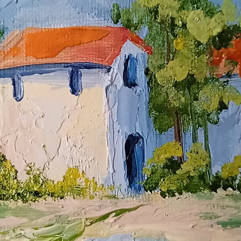 普罗旺斯风景画原创艺术花墙艺术薰衣草艺术品 - 海报/装饰画/版画 - 其他材质 紫色