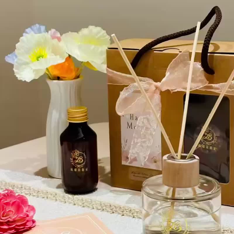 Lan Ti Flora Scent 精油香氛扩香竹/生日礼物/感谢礼盒/教师节 - 香薰/精油/线香 - 玻璃 