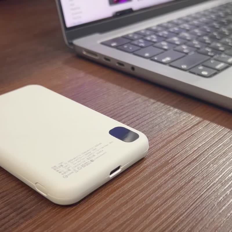 Meet Mind 5000mAh Mini Magsafe 3in1磁吸快充行动电源-有标示wh - 充电宝/传输线 - 其他材质 