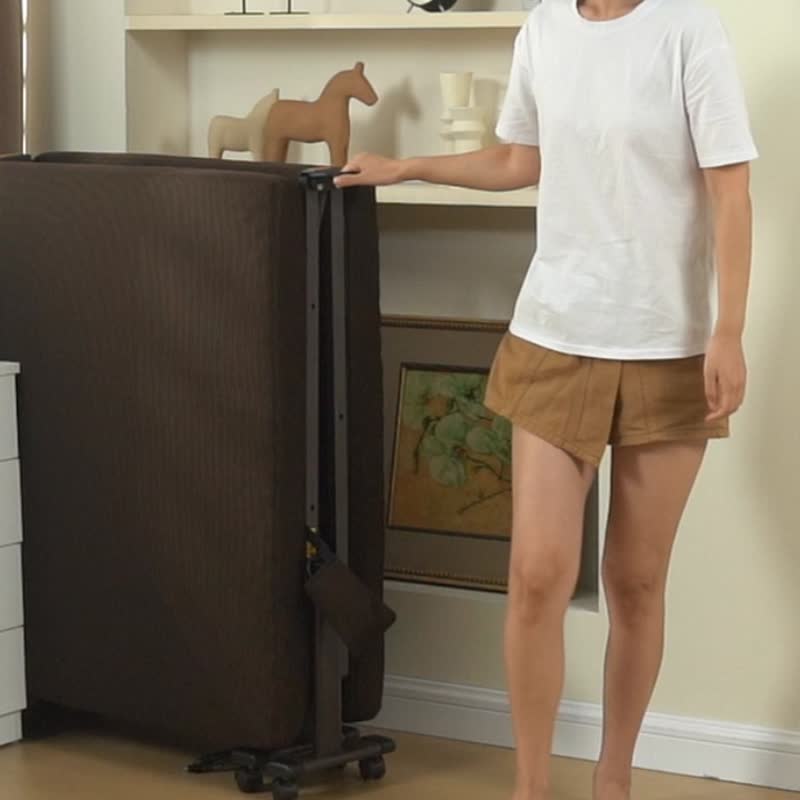 Simple Life 电动增高型波浪棉免组装折叠床-BDH - 寝具 - 其他材质 咖啡色
