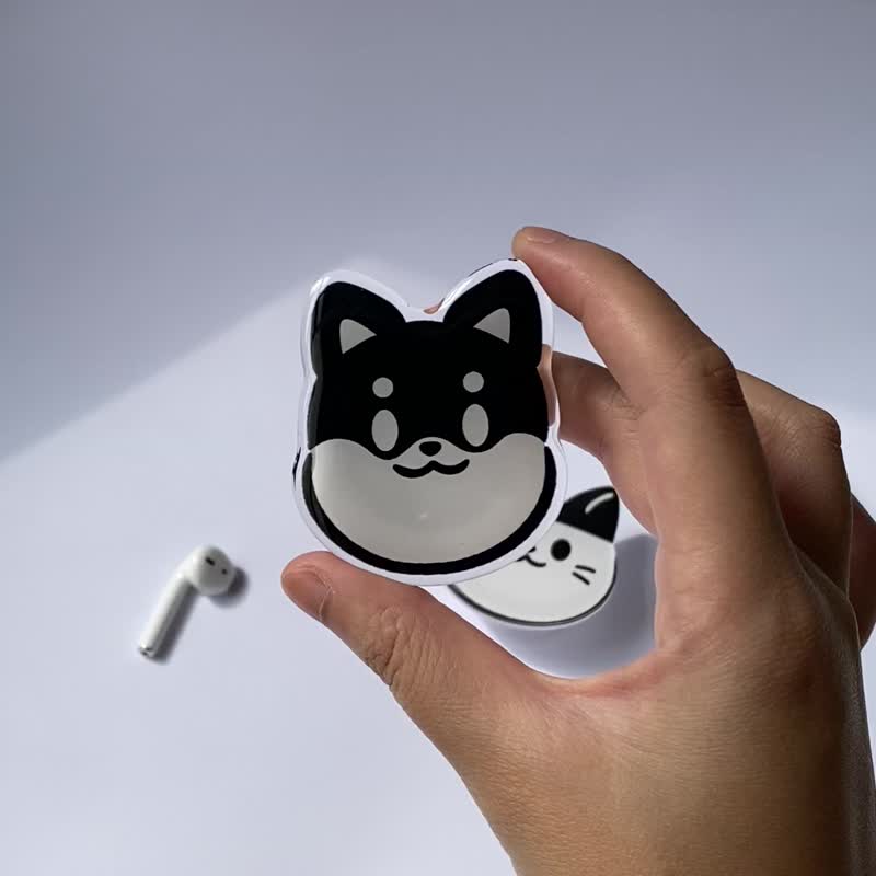 doudle studio大头猫手机支架 手机气囊 - 手机配件 - 塑料 黑色