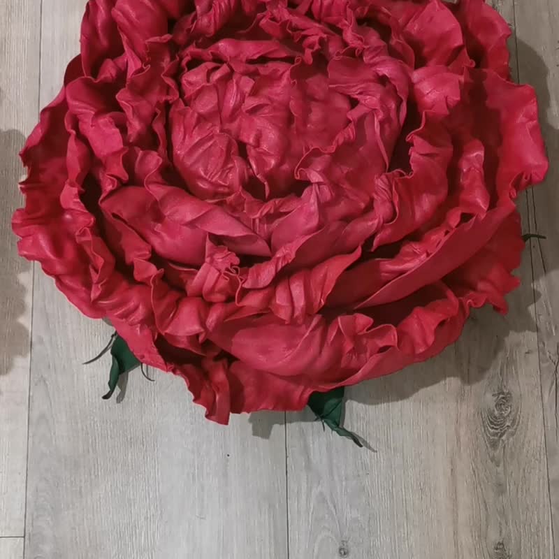 巨型红玫瑰。超大人造花。婚礼拱门。派对玫瑰装饰 - 墙贴/壁贴 - 其他材质 
