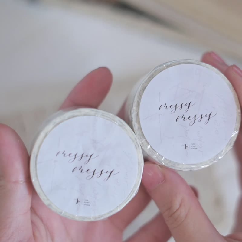 原创设计纸胶带日本手帐和纸胶带messy messy打底拼贴 - 纸胶带 - 纸 