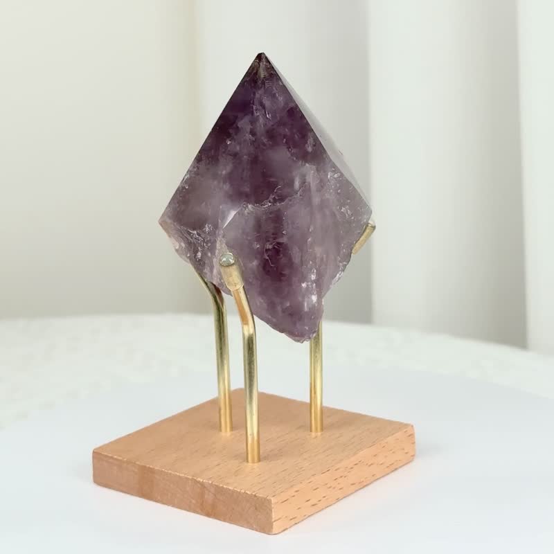 金字塔紫骨干 020275 - 摆饰 - 水晶 紫色