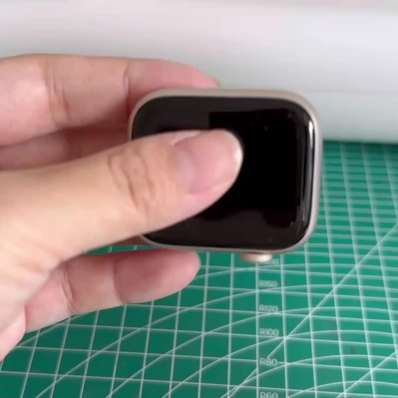 手作日本复古布料手工适用苹果iwatch5678ultra智能手表带 - 表带 - 其他材质 蓝色