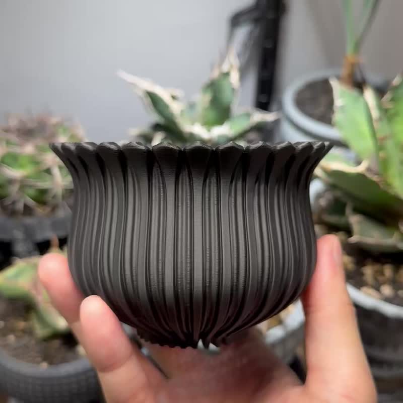 CBP006 植木钵 耐热/室外/原创设计/多肉块根植物/盆器盆栽/送礼 - 植栽/盆栽 - 塑料 多色