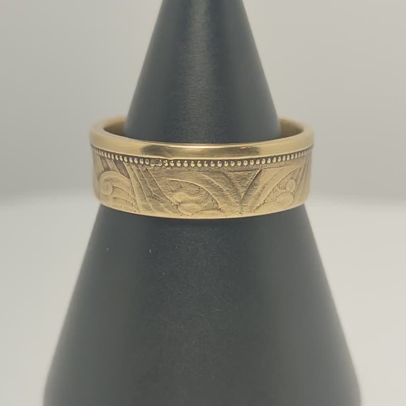 Japan Coin ring 10 Sen 1938-1940 coin rings for men coin rings for women - 戒指 - 其他金属 