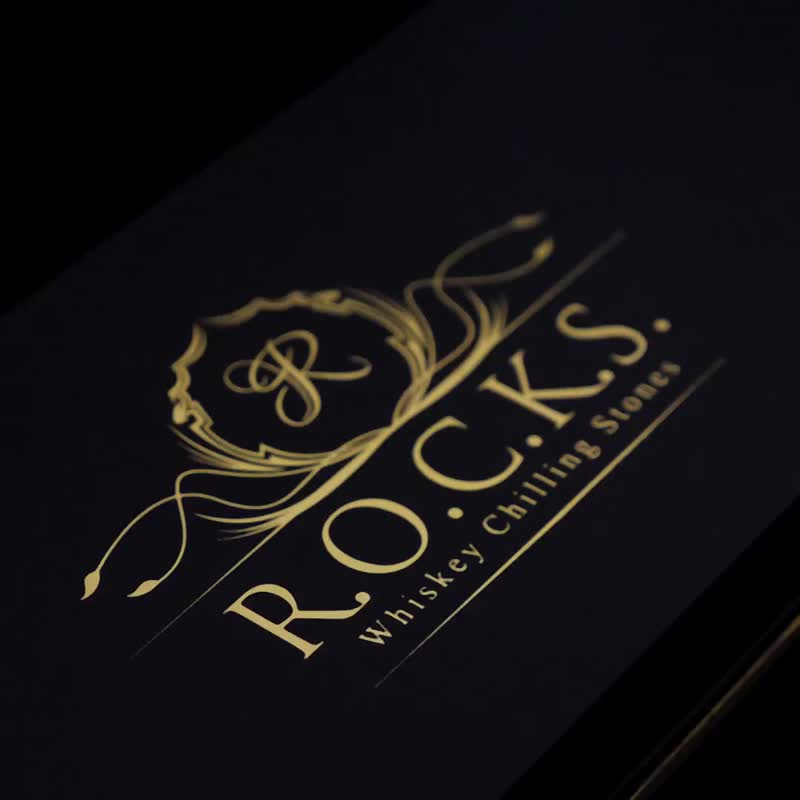 现货R.O.C.K.S. / 珍藏玻璃威士忌酒杯礼盒 - 酒杯/酒器 - 石头 