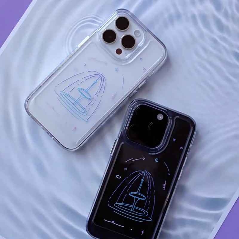 原创 喷泉 iPhone手机壳 - 手机壳/手机套 - 硅胶 透明