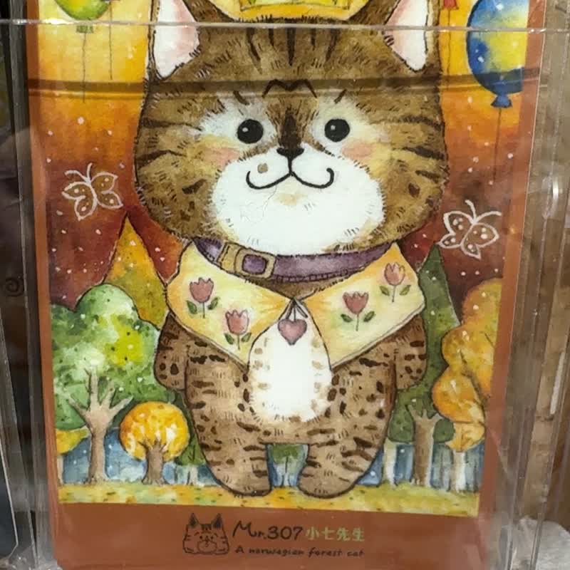 Mr.307 小七先生 - 卡贴/卡片造型贴纸 - 贴纸 - 防水材质 