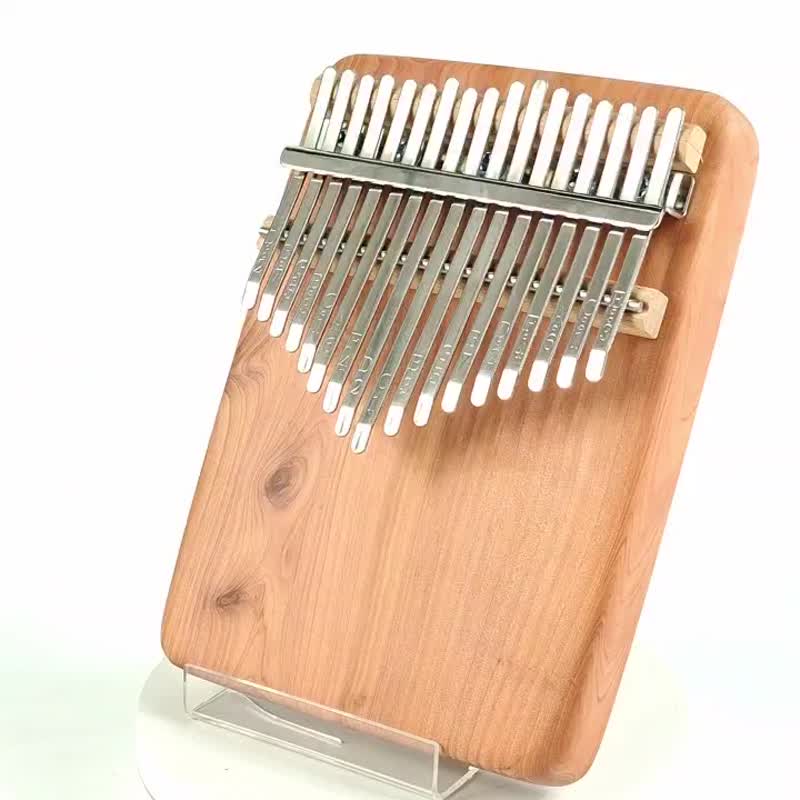 台湾龙柏拇指琴/17音拇指琴/KALIMBA - 吉他/乐器 - 木头 咖啡色