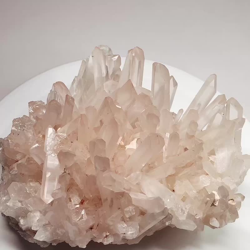 Crystal Corner 隅石丨粉晶簇200丨净化丨疗愈水晶法宝 - 摆饰 - 水晶 