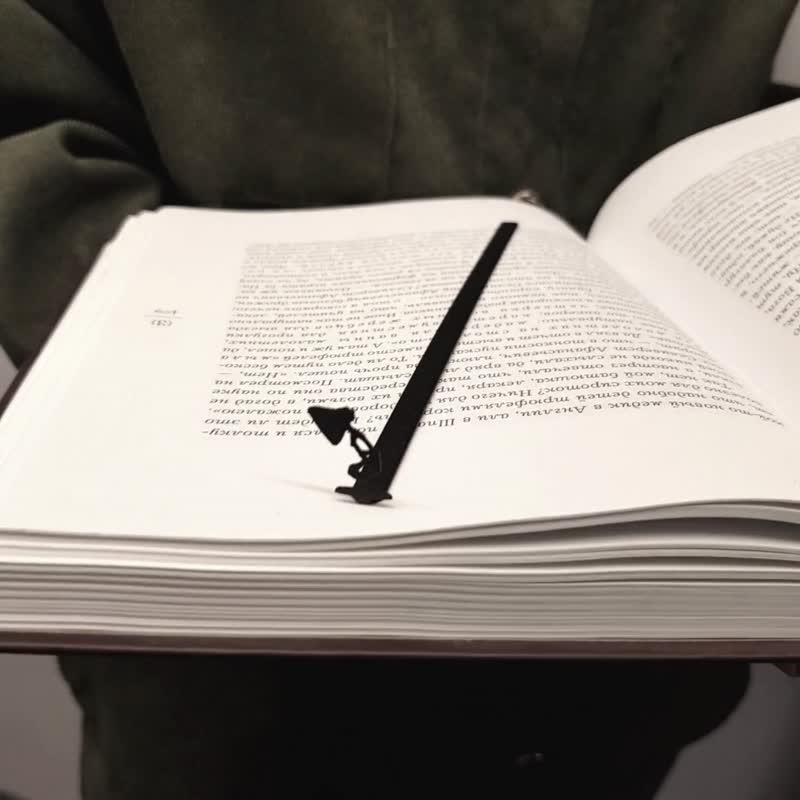 黑色金属书签桌灯 - 书签 - 其他金属 黑色