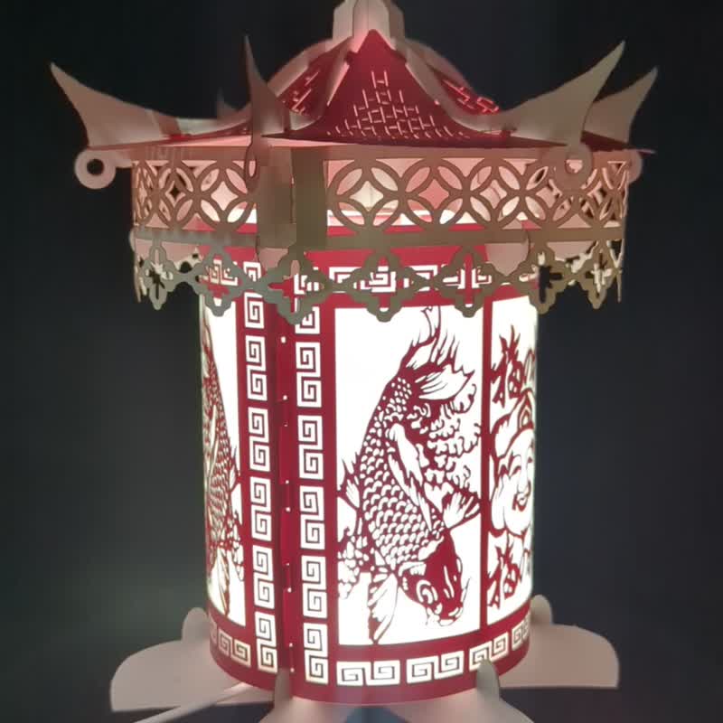 福满有余 - 木工/竹艺/纸艺 - 纸 红色