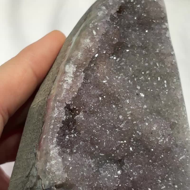乌拉圭 闪透紫 紫水晶 紫晶簇 紫晶花 彩晶簇 水晶簇 大牙 水晶 - 摆饰 - 水晶 紫色