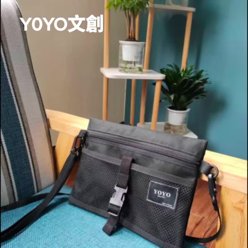 【YOYO文创】机能小包 休闲袋  斜背包 男女通用 - 侧背包/斜挎包 - 防水材质 