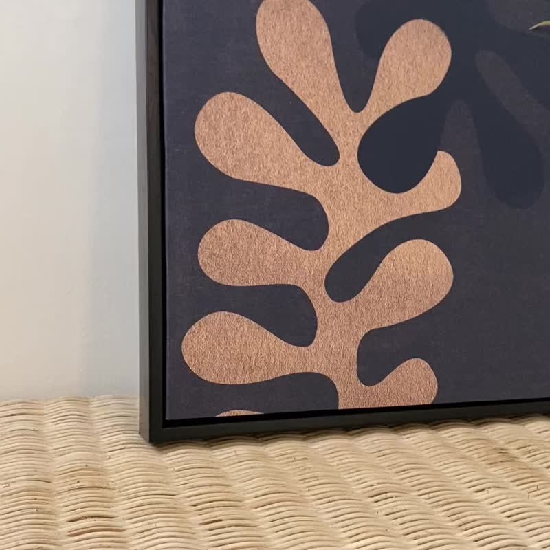 几何 • 海草人生I - 几何/抽象/复古/家居/民宿/咖啡厅/工作室 - 海报/装饰画/版画 - 其他材质 粉红色