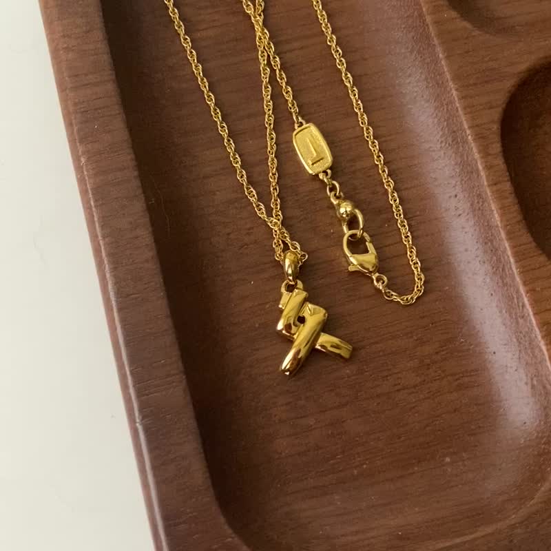 Lancel Necklace古董饰品/项链/首饰/复古/中古 - 项链 - 其他金属 金色
