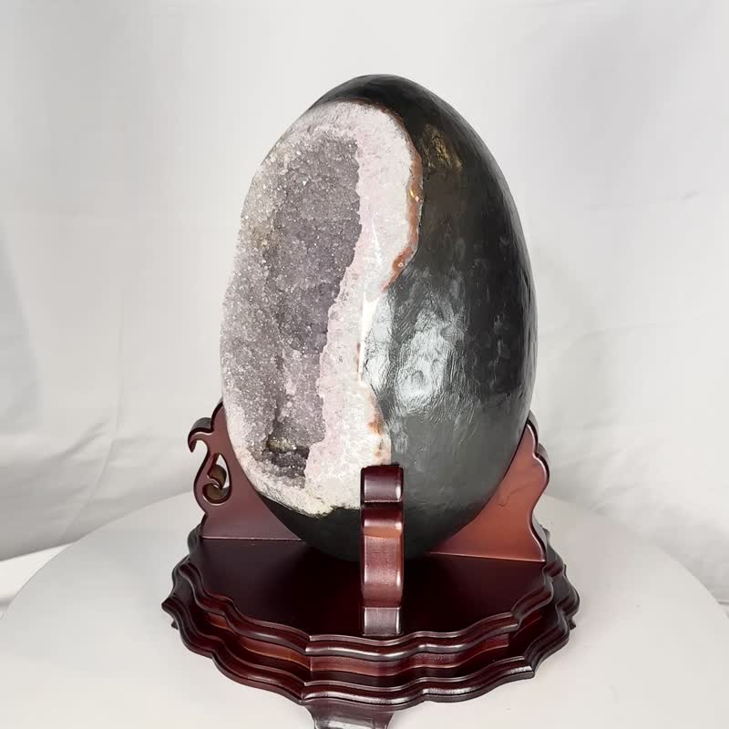 异象彩晶恐龙蛋 -瑞雪丰年 0212000 - 摆饰 - 水晶 多色