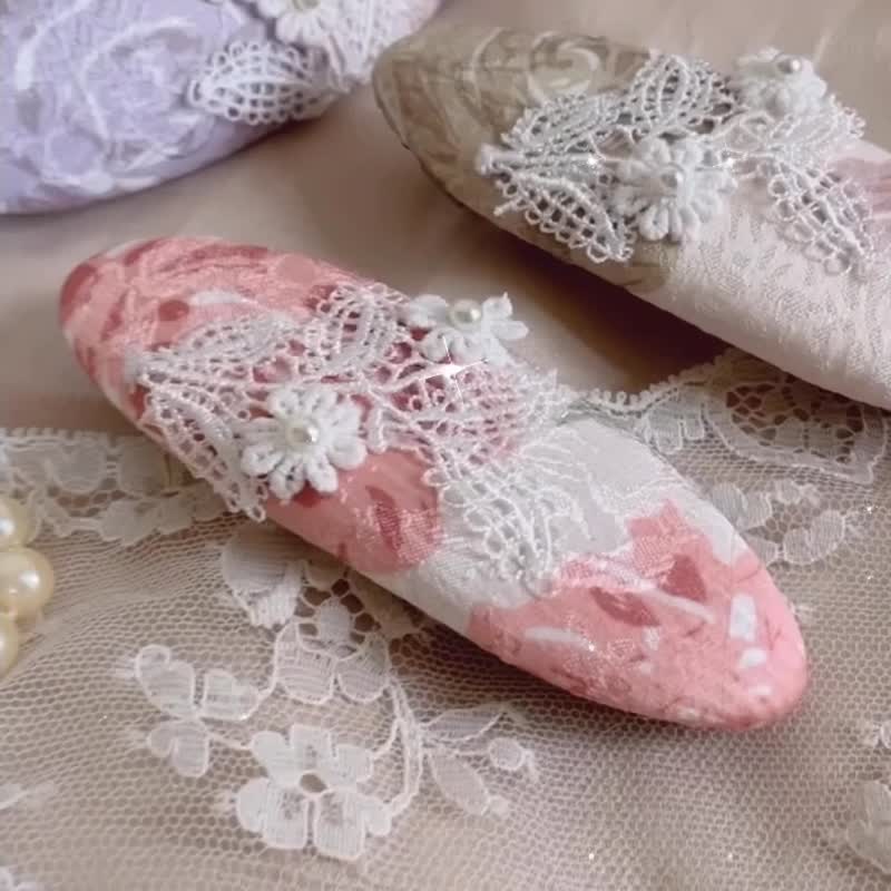 蕾丝布艺发夹 弹簧夹 发插 发梳 压夹 浏海夹 边夹 鸭嘴夹 发叉 - 发饰 - 其他材质 多色