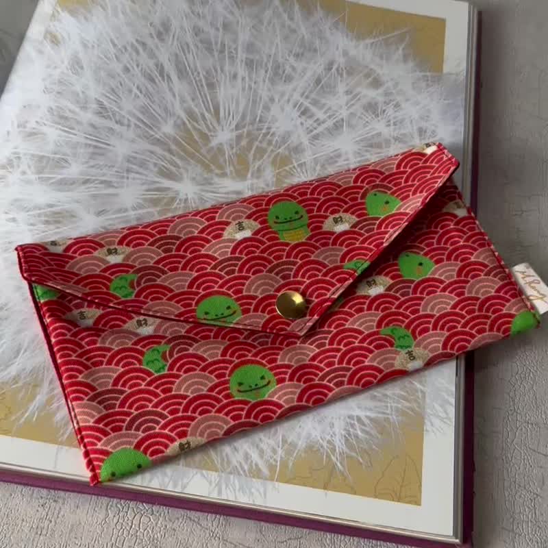 蛇年 布红包袋 蛇年红包 新年 过年 2025 红包袋 - 红包/春联 - 棉．麻 红色