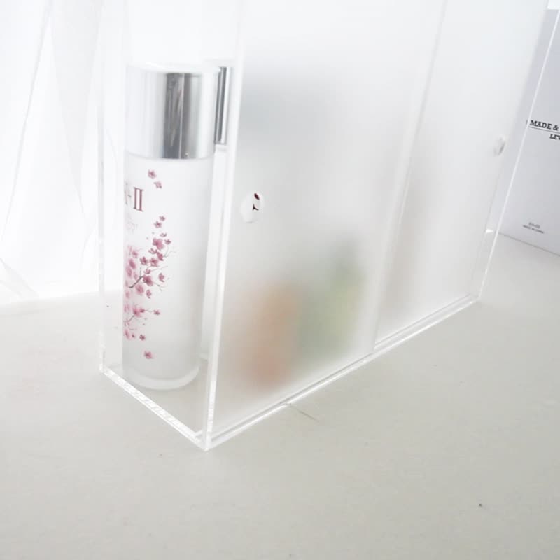 【女友礼物】迷雾/扭蛋公仔拉门收纳柜/模型展示收纳盒 - 收纳用品 - 压克力 透明