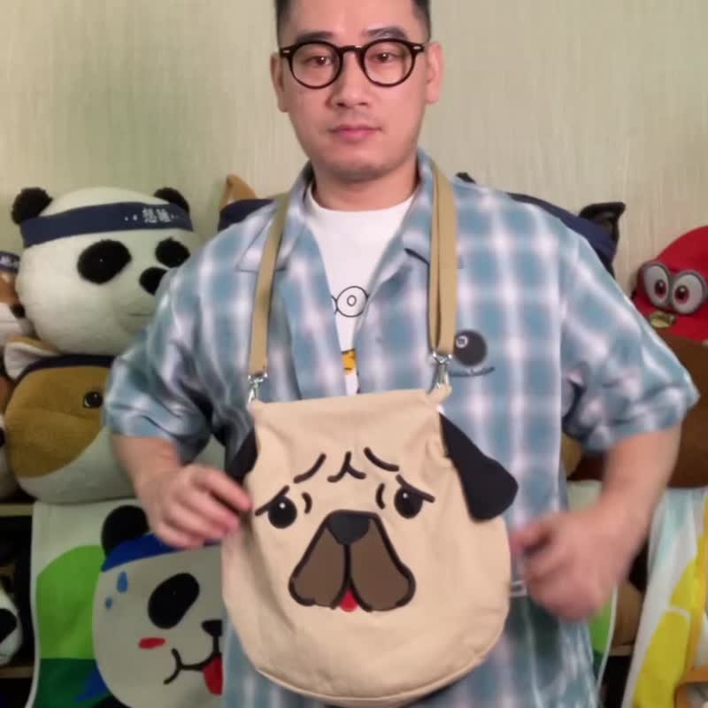 语罐头异形八哥犬鹦鹉玄风海豹可爱日系购物袋帆布手拎包拍照神器 - 手提包/手提袋 - 其他材质 多色