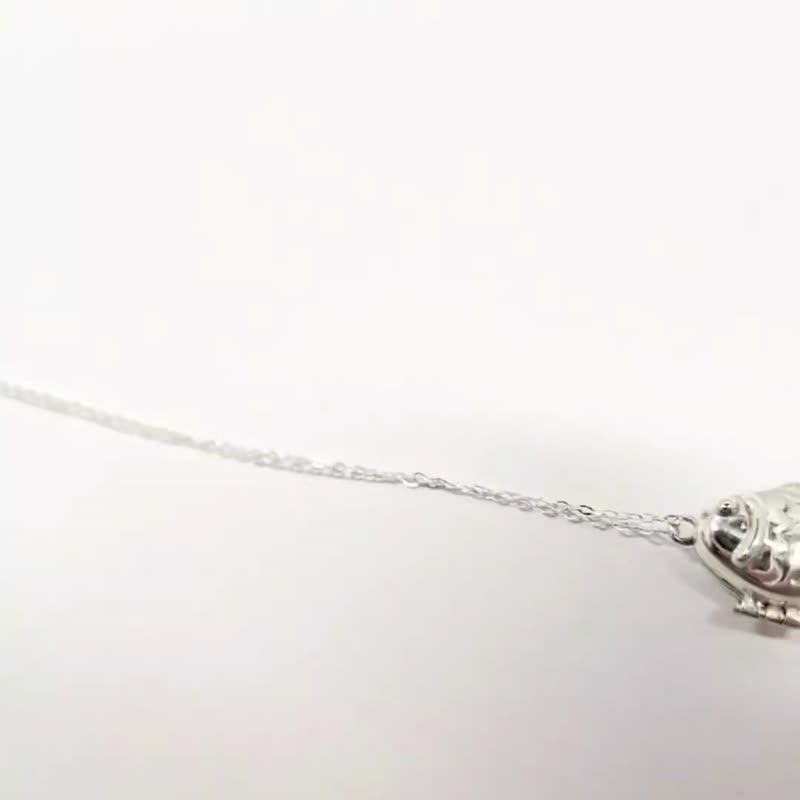 时晴金工  | 钓鱼烧  - 纯银项链 | 有两款可选择 - 项链 - 纯银 银色