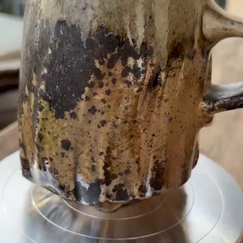 破墨马克杯 - 咖啡杯/马克杯 - 陶 咖啡色