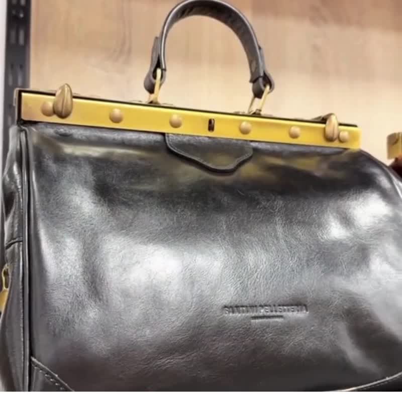 医生包 公文包 DOCTOR BAG ( black) - 公文包/医生包 - 真皮 黑色